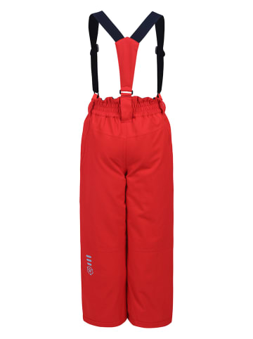 Color Kids Spodnie narciarskie w kolorze czerwonym