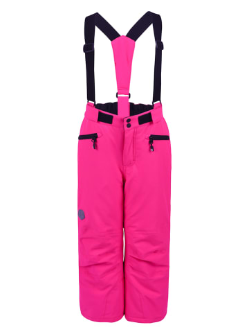 Color Kids Spodnie narciarskie w kolorze jaskraworóżowym