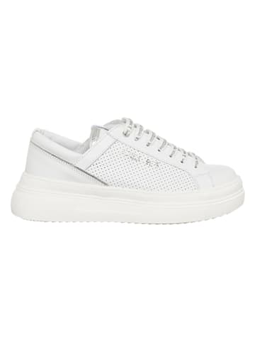 Patrizia Pepe Leder-Sneakers in Weiß