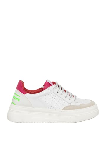 Patrizia Pepe Leder-Sneakers in Weiß