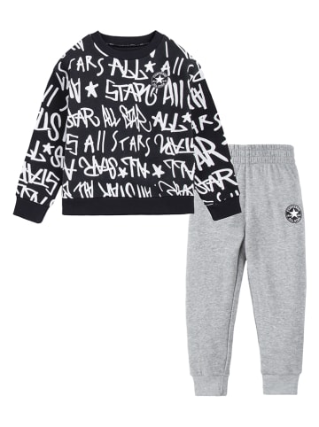Converse 2-delige outfit grijs/zwart