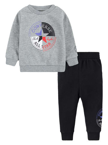 Converse 2tlg. Outfit in Grau/ Schwarz