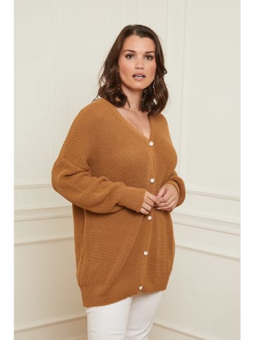 Curvy Lady Vest lichtbruin