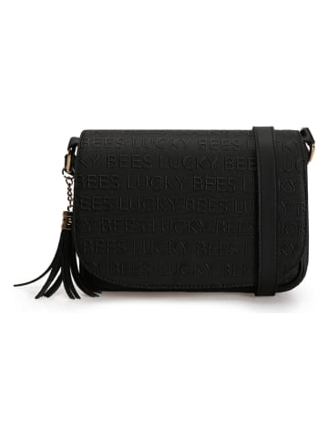 Lucky Bees Umhängetasche in Schwarz - (B)22 x (H)18 x (T)6 cm