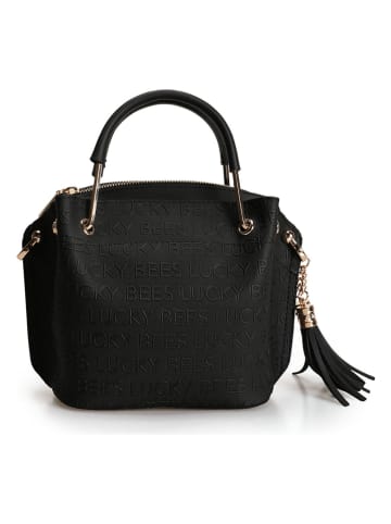 Lucky Bees Henkeltasche in Schwarz - (B)28 x (H)22 x (T)12 cm