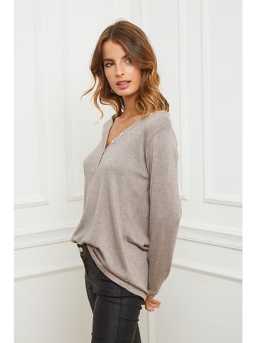 Joséfine Pullover "Abana" in Taupe