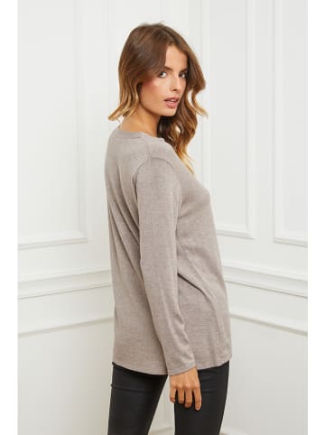 Joséfine Pullover "Abana" in Taupe