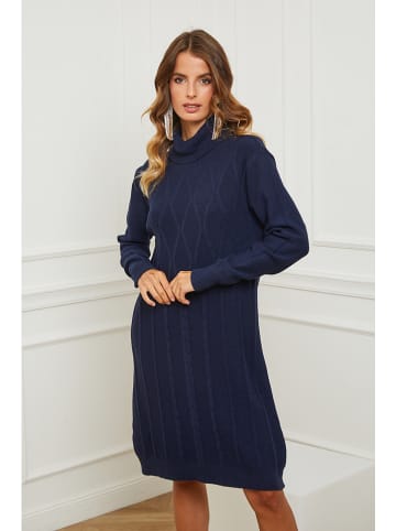 Joséfine Strickkleid "Bernie" in Blau