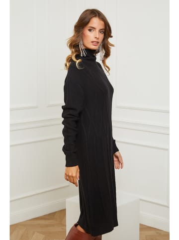 Joséfine Strickkleid "Bernie" in Schwarz