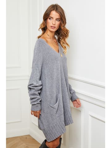 Joséfine Strickkleid "Farjo" in Grau