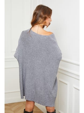Joséfine Strickkleid "Farjo" in Grau