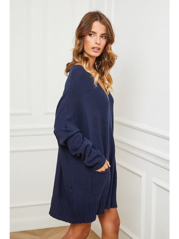 Joséfine Strickkleid "Farjo" in Blau