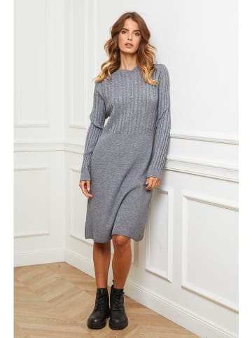 Joséfine Strickkleid "Garcy" in Grau