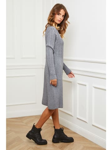 Joséfine Strickkleid "Garcy" in Grau