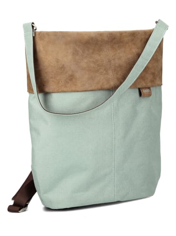 Zwei Schoudertas "Olli OT12" mintgroen - (B)33 x (H)34 x (D)14 cm