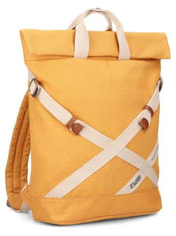 Zwei Plecak "Yoga" w kolorze żółtym - 47 x 35 x 13 cm