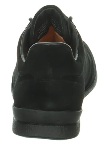Think! Leren veterschoenen "Spuat" zwart