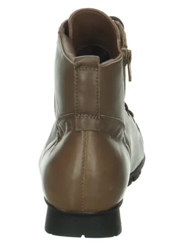 Think! Leder-Boots "Menscha" in Taupe