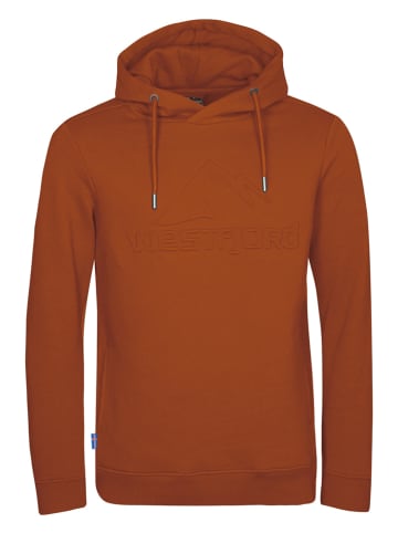 Westfjord Hoodie "Gullfoss" in Hellbraun