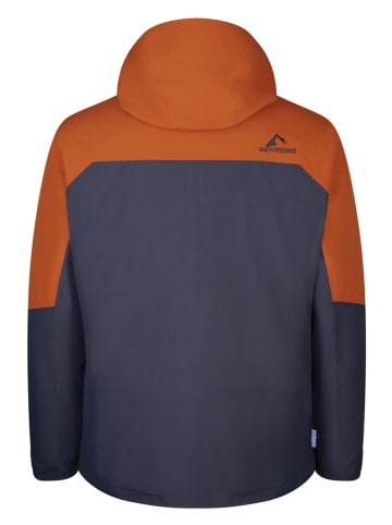 Westfjord 3-in-1 functionele jas "Skogafoss" oranje/donkerblauw