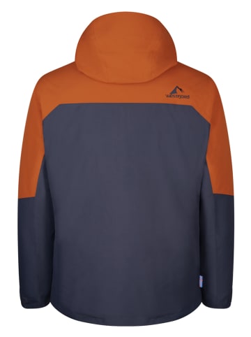 Westfjord 3in1-functionele jas "Skogafoss" oranje/donkerblauw