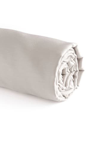 Cacharel Satin-Spannbettlaken "Uni" in Taupe