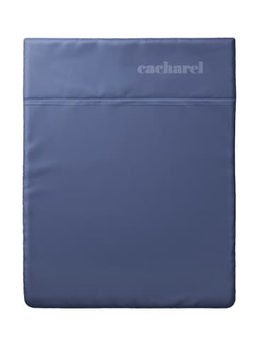Cacharel Satin-Bettlaken "Uni" in Blau