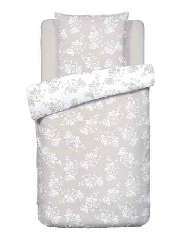 Cacharel Satijnen beddengoedset "Roses" taupe