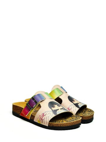 Calceo Slippers beige/meerkleurig