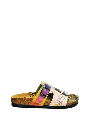 Calceo Slippers beige/meerkleurig