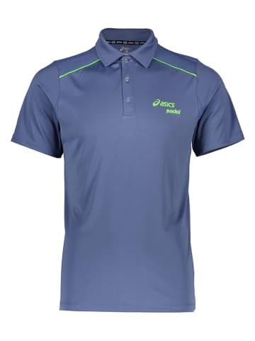 asics Trainingspoloshirt blauw