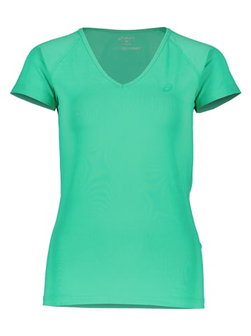 Asics Koszulka funkcyjna w kolorze zielonym