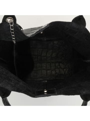 Abaco Skórzana torebka "Star" w kolorze czarnym - 37 x 25 x 35 cm