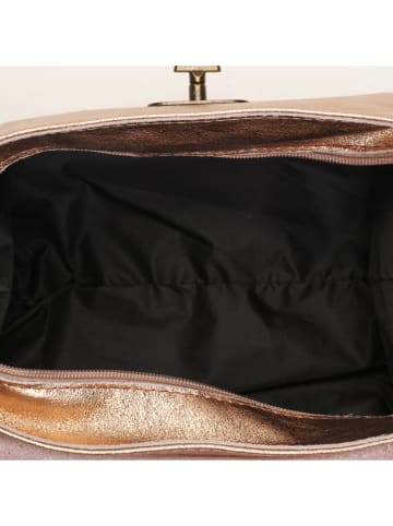 Abaco Leren schoudertas "Ana" beige - (B)26 x (H)18 x (D)7 cm