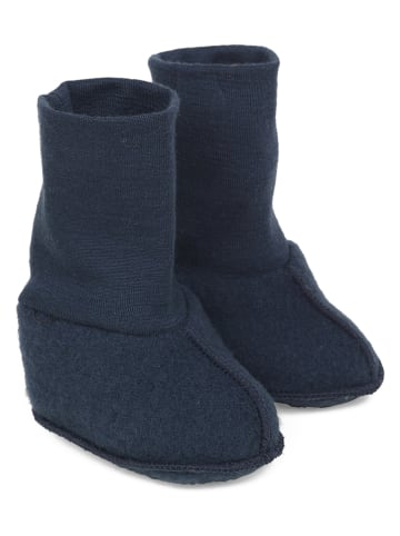 racoon Wełniane buty "Auden" w kolorze granatowym do raczkowania