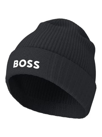 Hugo Boss Czapka beanie w kolorze czarnym