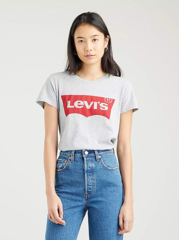 Levi's Koszulka w kolorze szaro-czerwonym