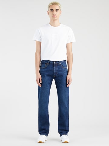 Levi's Spijkerbroek "501" - regular fit - donkerblauw