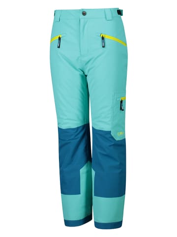 CMP Spodnie narciarskie w kolorze turkusowym