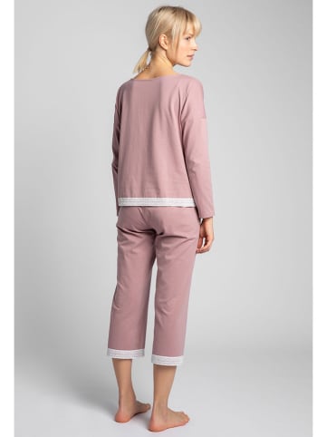 La Lupa Koszulka piżamowa w kolorze różowym