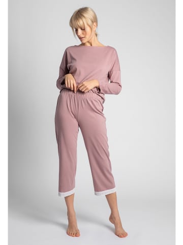 La Lupa Spodnie piżamowe w kolorze różowym