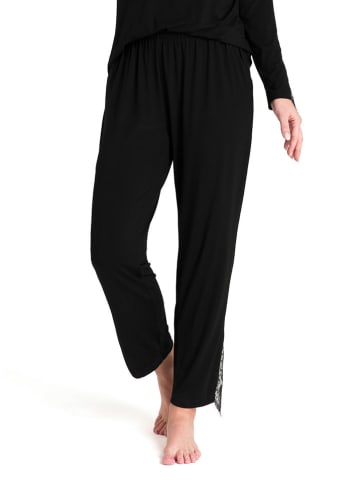 La Lupa Spodnie piżamowe w kolorze czarnym