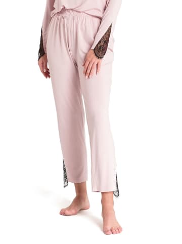 La Lupa Spodnie piżamowe w kolorze jasnoróżowym