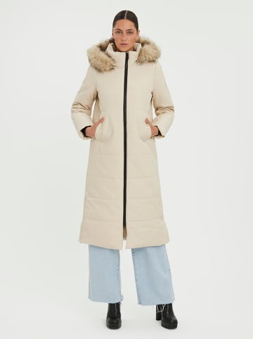 Vero Moda Płaszcz zimowy "Addison" w kolorze kremowym