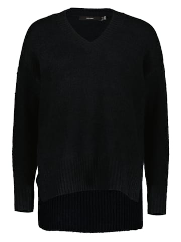 Vero Moda Sweter "Lefile" w kolorze czarnym