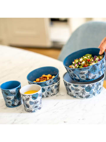 koziol 4er-Set: Becher "Connect" in Blau - 190 ml