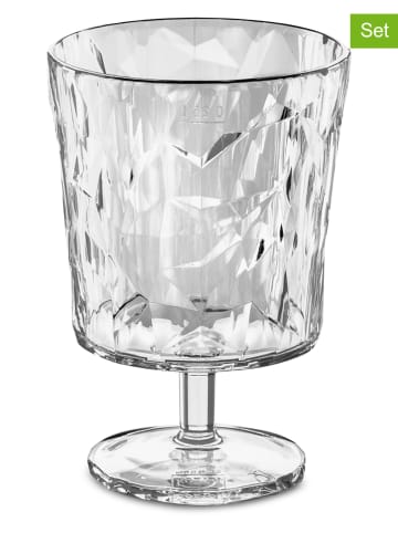 Koziol 4-delige set: glazen "Club S" transparant - 250 ml