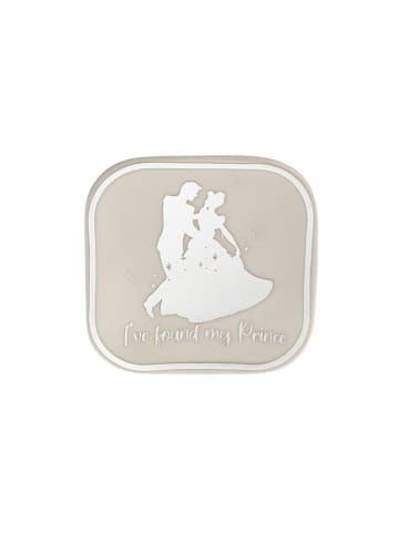 Disney Schmuckschale in Creme/ Silber - (L)6,4 x (B)6,4 cm