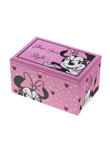 Disney Minnie Mouse Sieradendoos "Minnie Mouse" roze - (L)18 x (B)12 x (H)9 cm