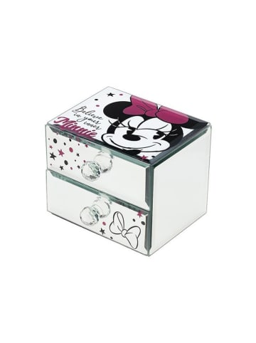 Disney Minnie Mouse Sieradendoos "Minnie Mouse" roze/wit - (L)12 x (B)10 x (H)10 cm
